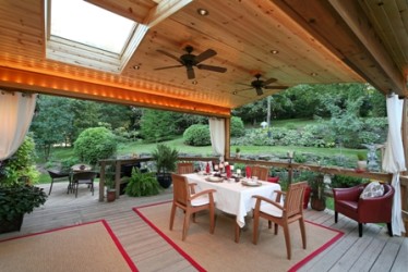 Under a Loggia