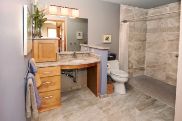 2017 CotY Universal Design Award Master Bath Accessible Retreat